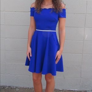 Royal Blue Dress size 1 same day shipping